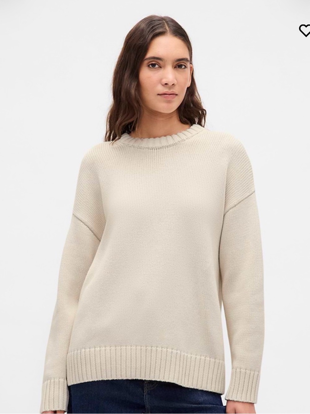 Gap 100% Cotton Oversized Sweater- Size M Petite